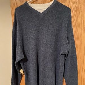 Haggar men’s sweatshirt with tshirt liner large